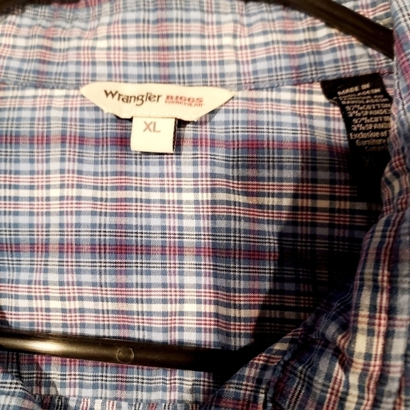 RIGGS WRANGLER womens LS farm ranch workshirt sz XL - Picture 5 of 8